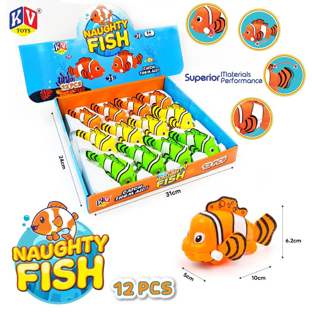 12 Pcs Naughty Fish (412)