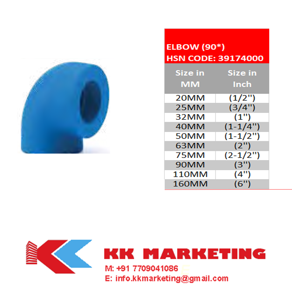 Ppch Elbow - Green Plastic, Round Shape, Socket Joint Connection | Durable Design With Warranty For Reliable Plumbing Solutions