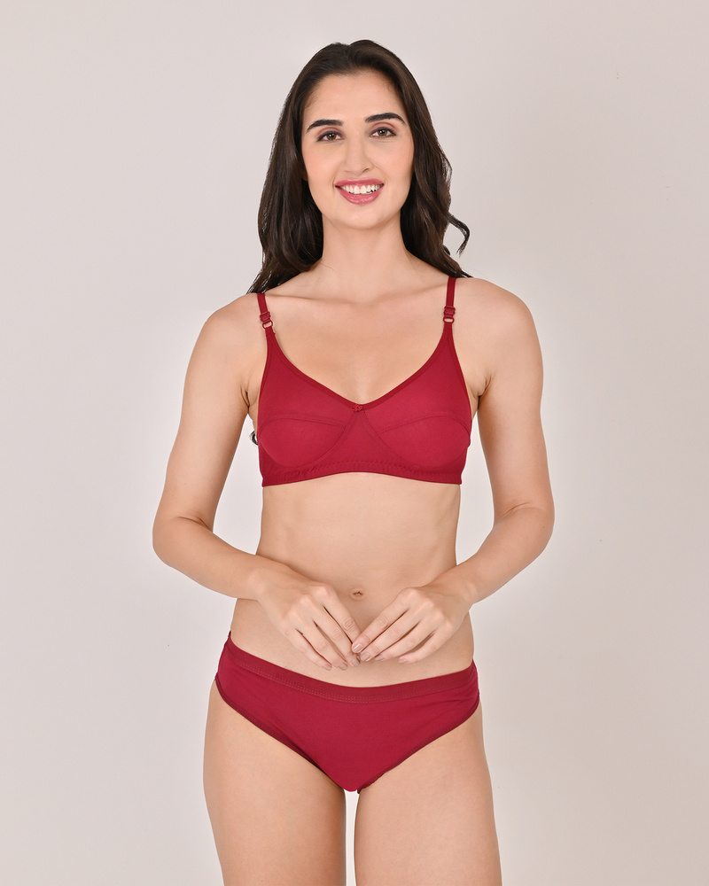 Palak Set - Color: Red