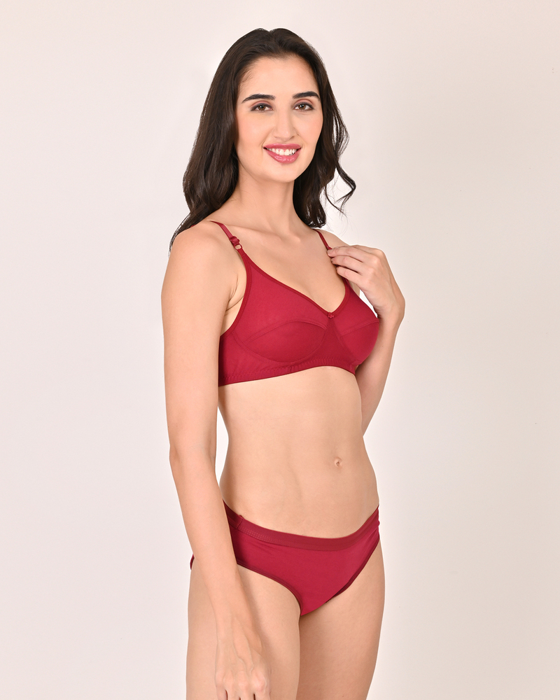 Palak Set - Color: Red