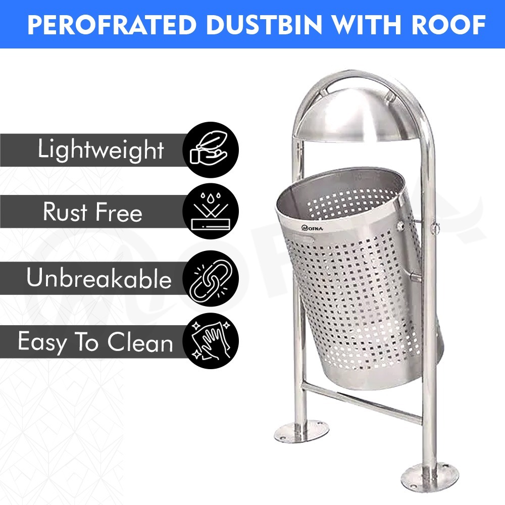 Stainless Steel Dustbin Single