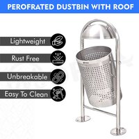 Stainless Steel Dustbin Single