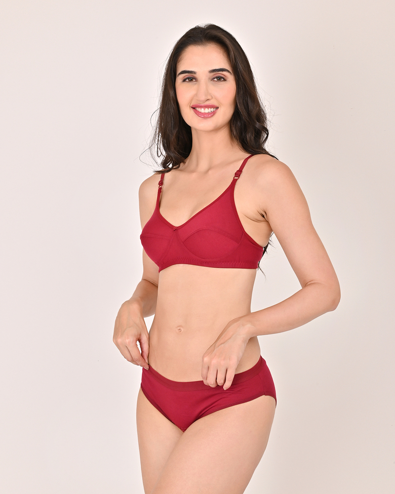 Palak Set - Color: Red