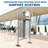 Stainless Steel Dustbin Single