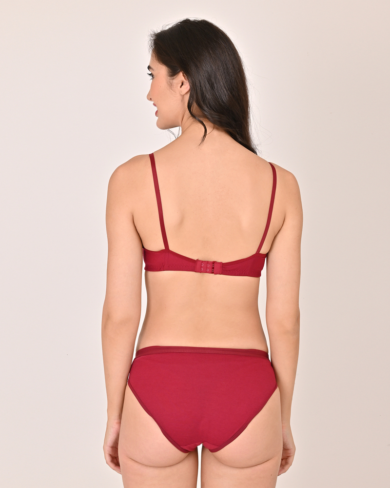 Palak Set - Color: Red