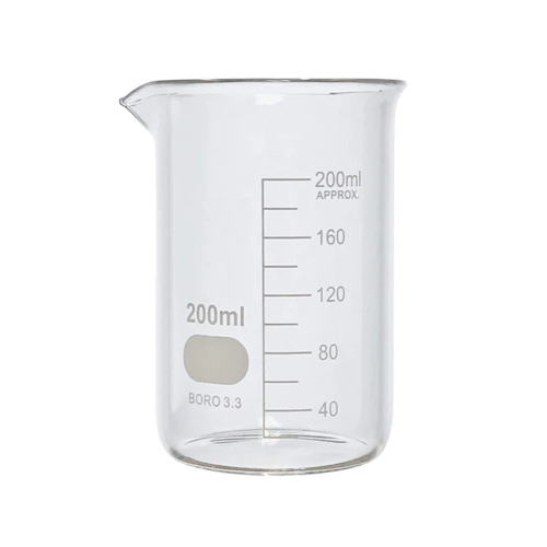 200Ml Chemistry Laboratory Glass Beaker - Color: Transparent