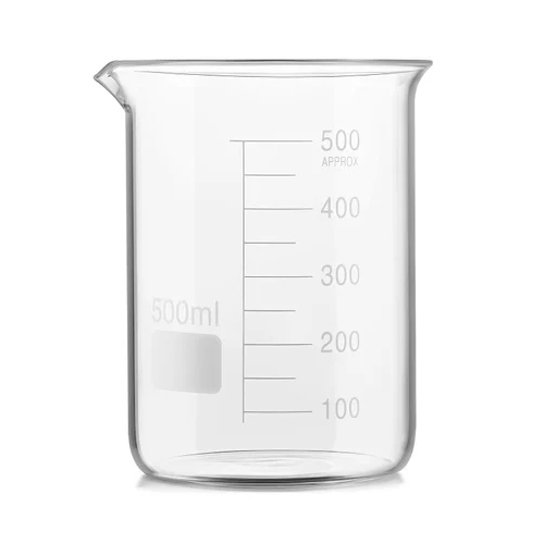 500Ml Chemistry Laboratory Glass Beaker - Color: Transparent