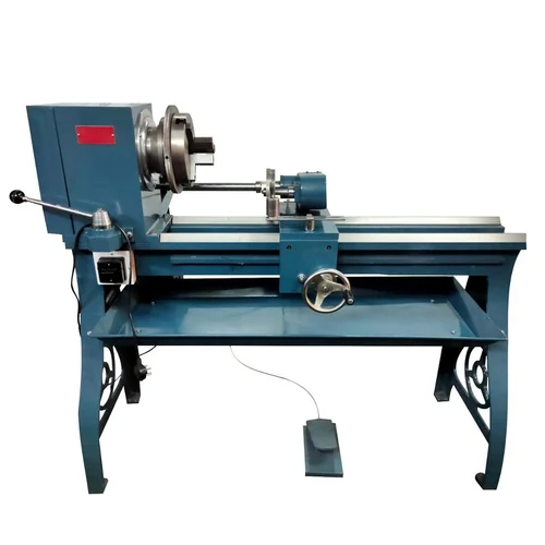 Glass Blowing Thread Cutting Machine - Color: Blue