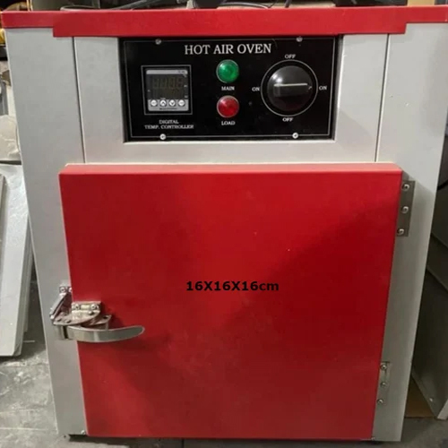 16X16X16Cm Laboratory Hot Air Oven - Color: Red