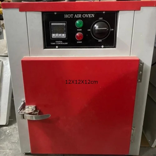 12X12X12Cm Laboratory Hot Air Oven - Color: Red