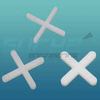 Plastic Floor Tile Spacer - Plastic Material | 1mm To 5mm Sizes, White Color, Corrosion Resistant For Industrial Use