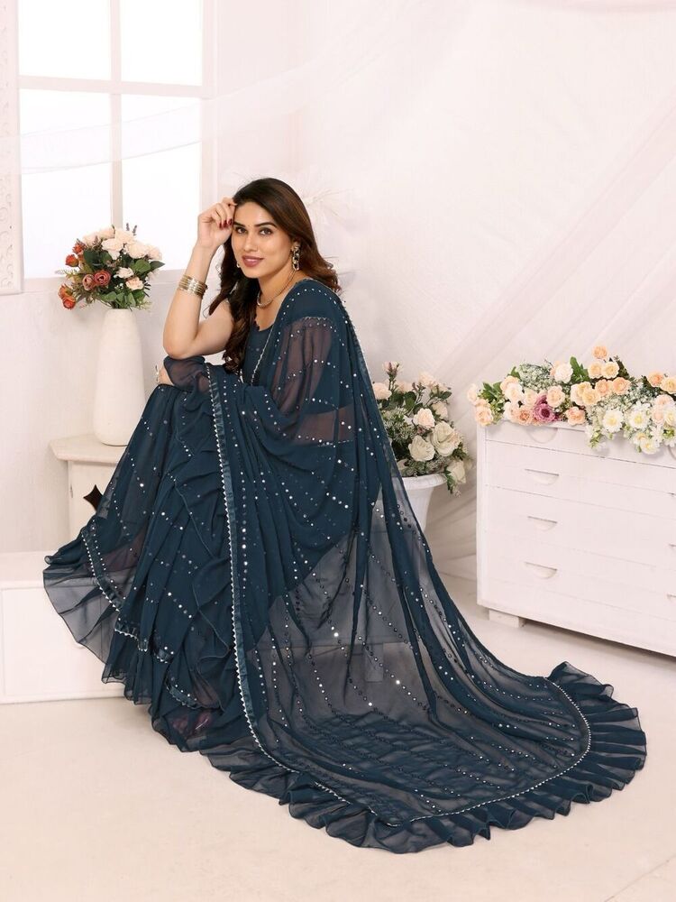 Partywar Saree - Color: Varied