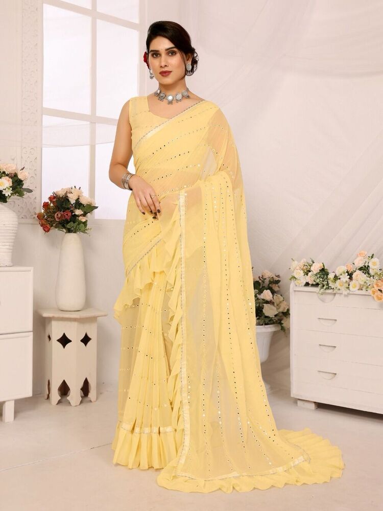 Partywar Saree - Color: Varied