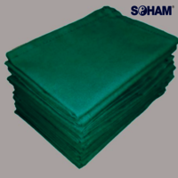 Pr-1023 Hospital Skin Towels - 100% Cotton, 45x46 Inches, Vat Green | High Absorbency, Antibacterial, Soft, Versatile For Patient Care