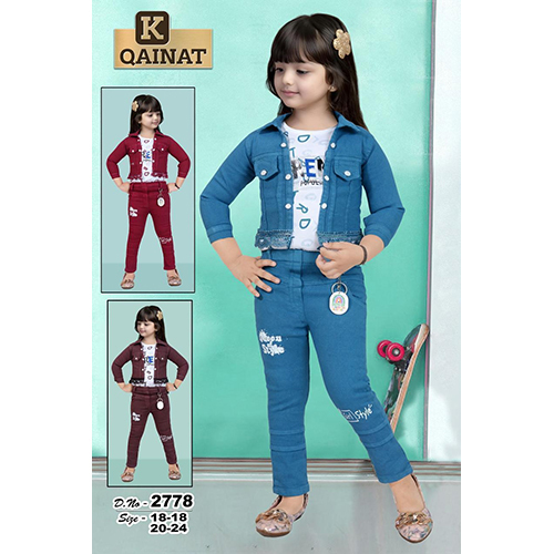 D.no-2778 Girls 3 Pieces Set