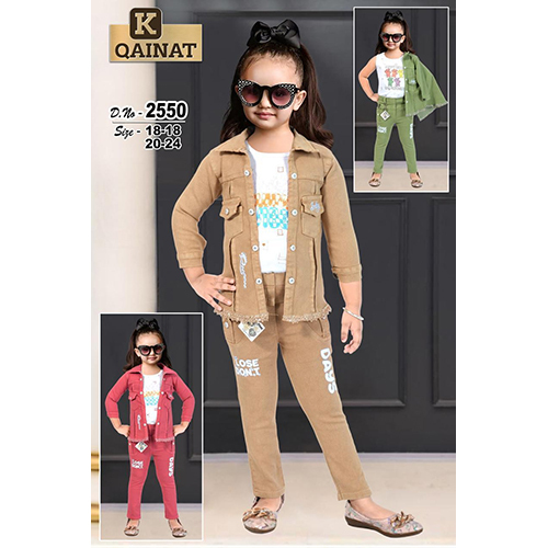 D.no-2250 Girls 3 Pieces Set