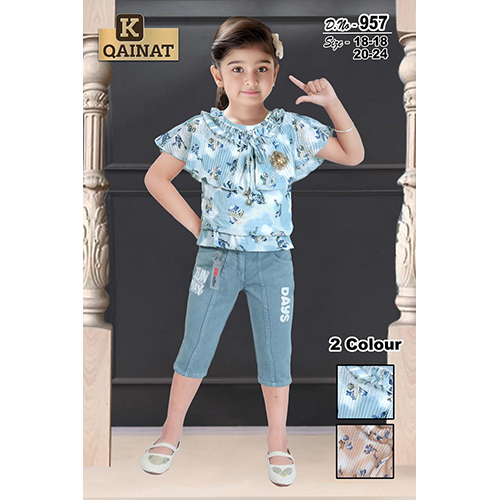 D.no-957 Girls Capri And Top
