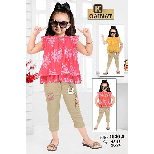 D.no-1546 A Girls Capri And Top