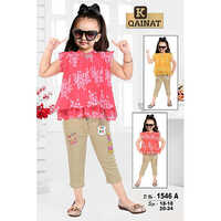 D.no-1546 A Girls Capri And Top