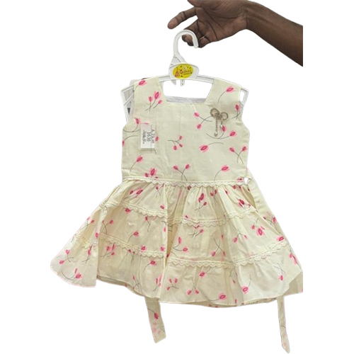 Kids White Color  Frock
