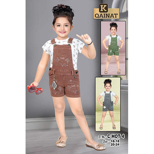 D.No-C Hot 4 Kids Short Dangri - Color: Different Available