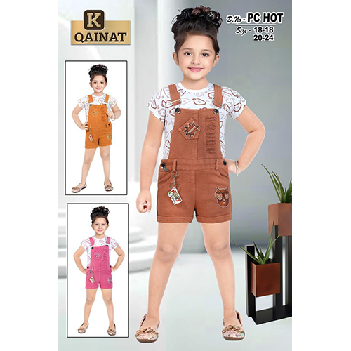 Pc Hot Kids Short Dangri - Color: Different Available