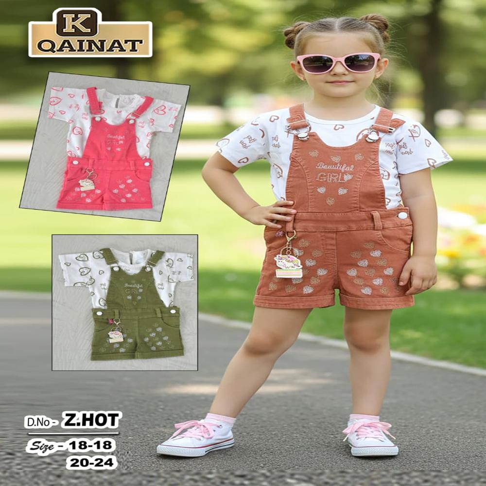 D.No-Tf Hot Kids Short Dangri - Color: Different Available