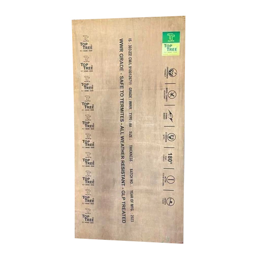Top Tree Calibrated Plywood - 0.75mm Thickness, 8x4 Sq Ft Size | Eucalyptus Core, Phenolic Glue, Anti-Cracking, Grade 303