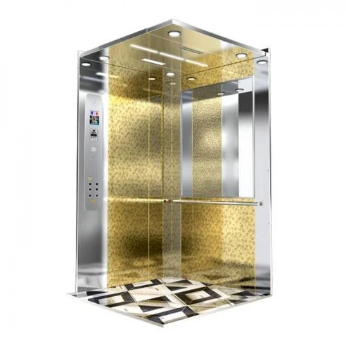 Golden Elevator Cabin