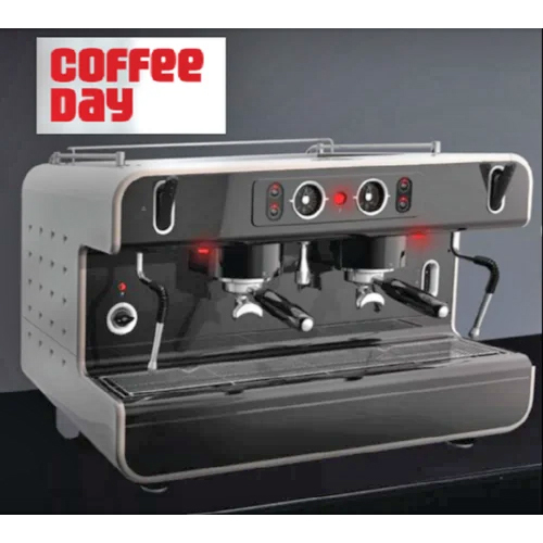 Semi Automatic Coffee Vending Machine - Color: Black