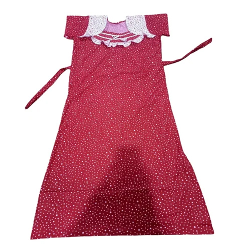 Ladies Printed Cotton Casual Wear Night Gown
