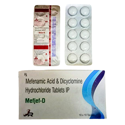 Mefenamic Acid And Dicyclomine Hydrochloride Tablets Ip - Drug Type: General Medicines