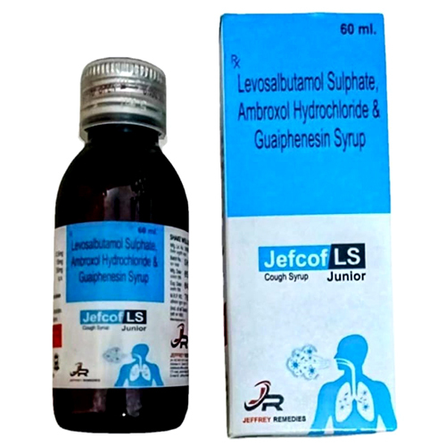 60 Ml Levosalbutamol Sulphate Ambroxol Hydrochloride And Guaiphenesin Syrup - Drug Type: General Medicines