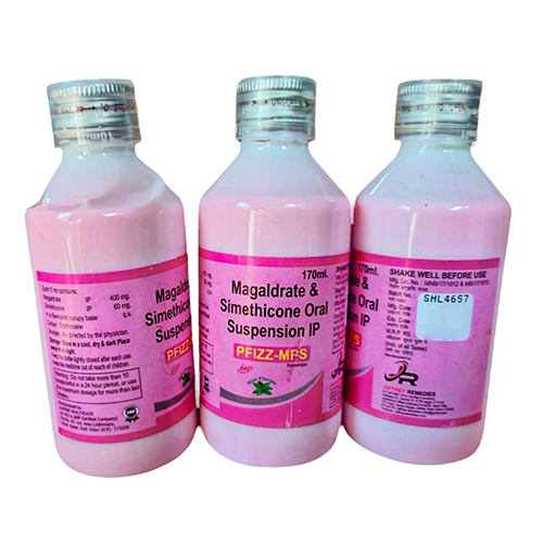 170 Ml Magaldrate And Simethicone Oral Suspension Ip - Drug Type: General Medicines