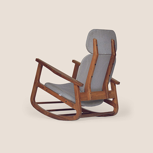 Solid Wood Rocking Chair Wooden Rocking Chair Teakwood Rocking Chair Residential Loose Furniture