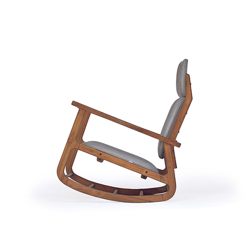 Solid Wood Rocking Chair Wooden Rocking Chair Teakwood Rocking Chair Residential Loose Furniture