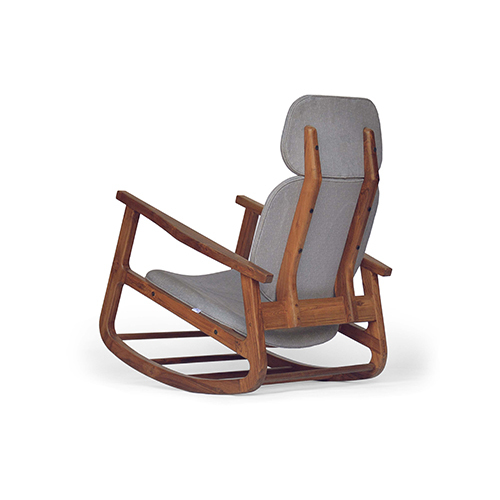 Solid Wood Rocking Chair Wooden Rocking Chair Teakwood Rocking Chair Residential Loose Furniture