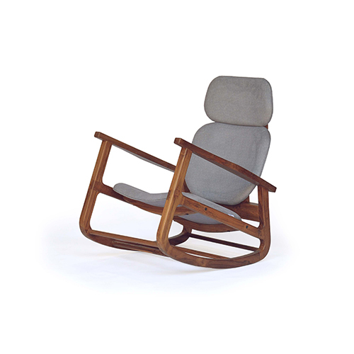 Solid Wood Rocking Chair Wooden Rocking Chair Teakwood Rocking Chair Residential Loose Furniture