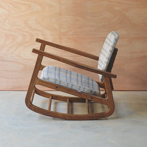 Solid Wood Rocking Chair Wooden Rocking Chair Teakwood Rocking Chair Residential Loose Furniture