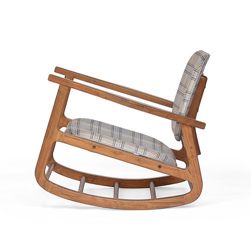 Solid Wood Rocking Chair Wooden Rocking Chair Teakwood Rocking Chair Residential Loose Furniture