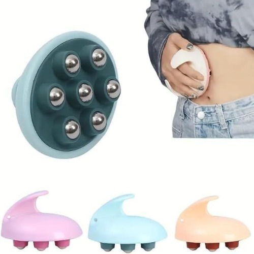 Seven wheele ball massager