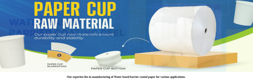 Paper Cups Raw Material - Color: White