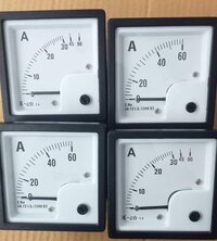 Analog Ammeter & Voltmeter - Color: Black