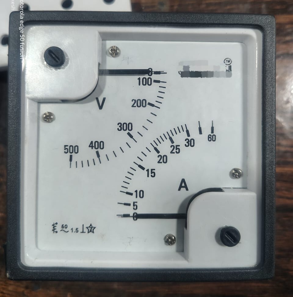 Analog Ammeter & Voltmeter