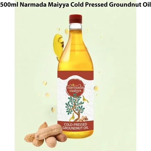 500ml Narmada Maiyya Cold Pressed Groundnut Oil