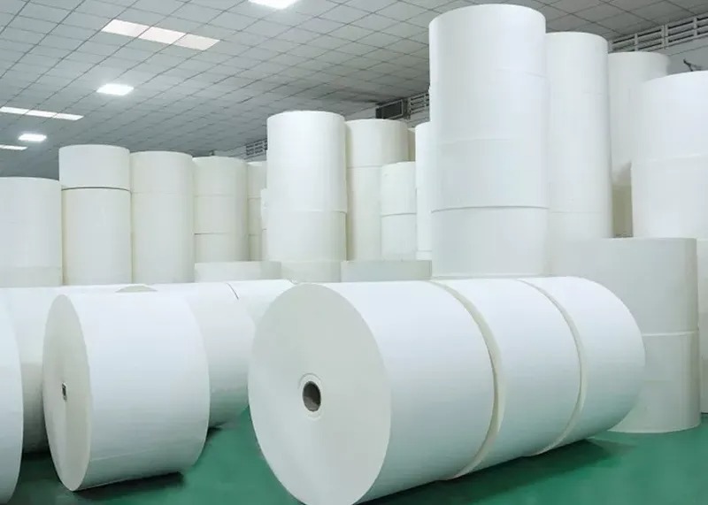 Water Based Barrier Coating Reel For Paper Cups Bottom - Color: White