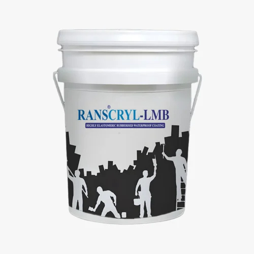 Rubberized Elastomeric Waterproof Coating - Color: White