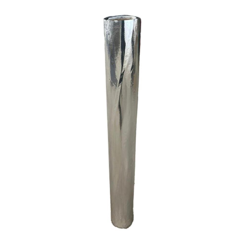 High Grade Aluminium Metallised Polyster Roll For Water Proofing LeakageCracks Anti Rusting. - Color: Silver