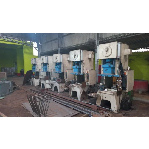 Pneumatic Power Press Machine - Material: Ms