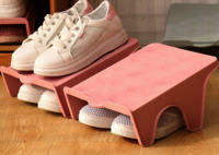 Shoe Stand Plastic Double Shoes Organizer - Color: Multicolor
